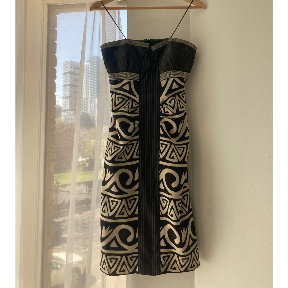Vintage Nicole Miller strapless cocktail dress - size 6